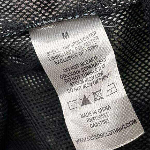 Reason Windbreaker Hoodie Pullover M Fresh Prince Style Jacket RNSN Retro 90s - Picture 5 of 6